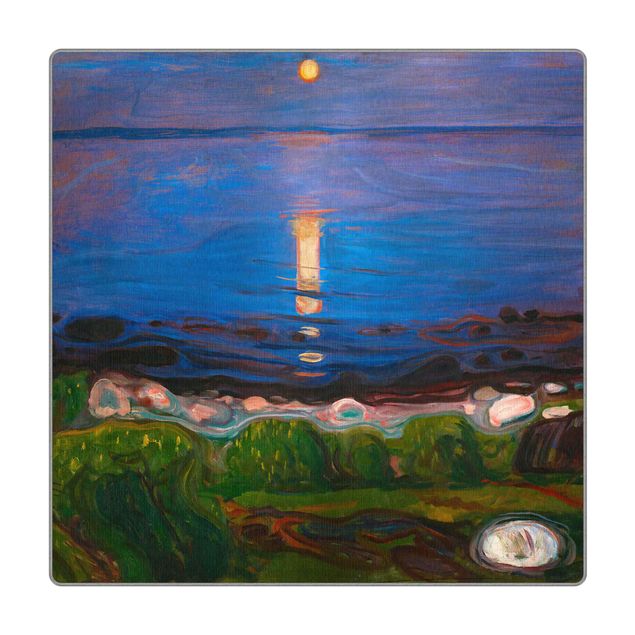 Munch Gemälde Edvard Munch - Sommernacht am Meeresstrand