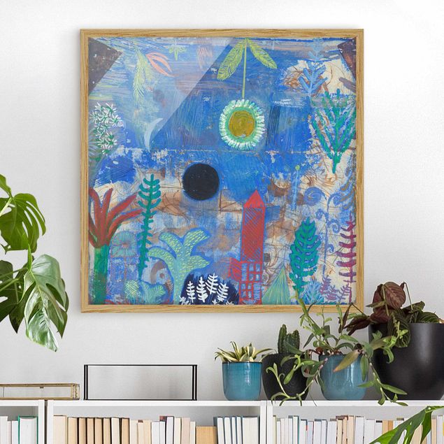 Kunstdrucke mit Rahmen Paul Klee - Versunkene Landschaft