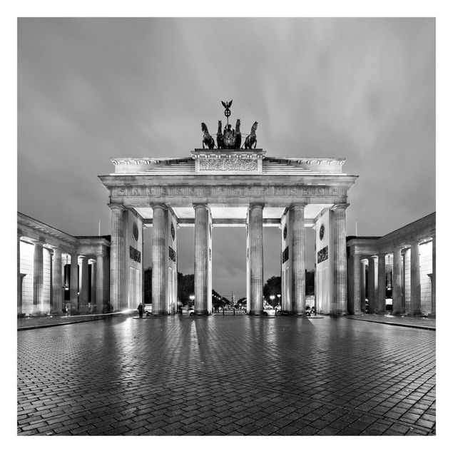 Fototapete - Erleuchtetes Brandenburger Tor II