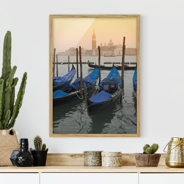 Moderne Bilder mit Rahmen Venice Dreams
