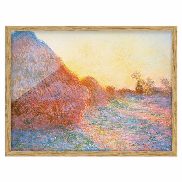 schöne Bilder Claude Monet - Strohschober