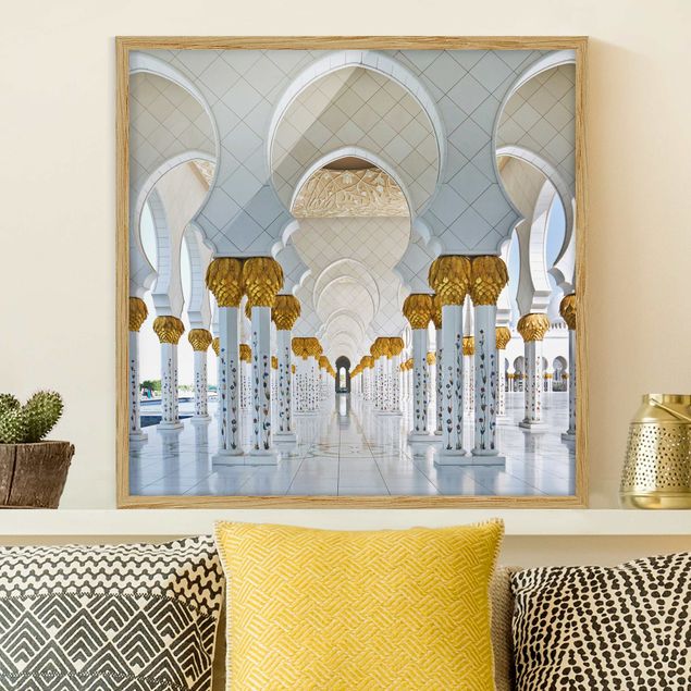 Moderne Bilder mit Rahmen Moschee in Abu Dhabi