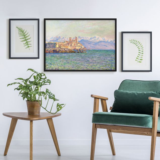 Bild mit Rahmen - Claude Monet - Antibes-Le Fort - Querformat 3:4