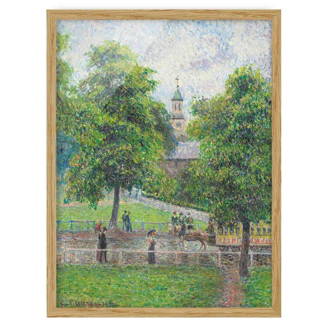 Natur Bilder mit Rahmen Camille Pissarro - Saint Anne's Church
