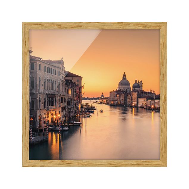 Wandbilder mit Rahmen Goldenes Venedig
