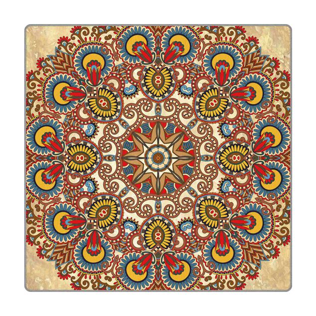 Teppich - Farbiges Mandala