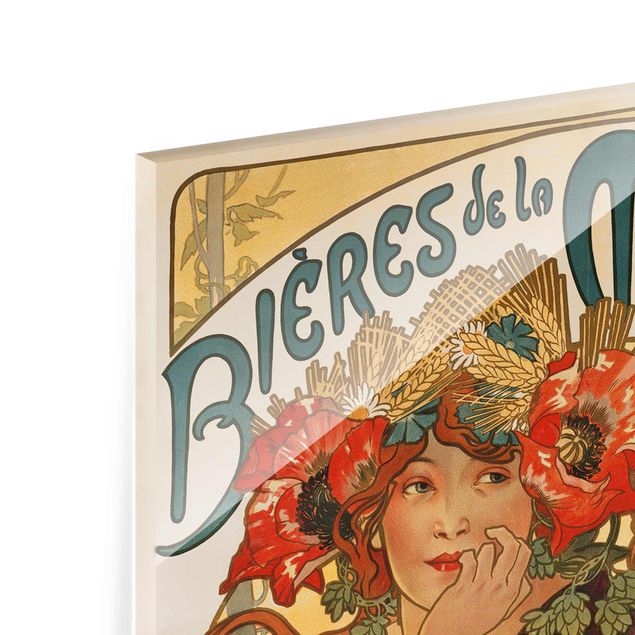 schöne Bilder Alfons Mucha - Plakat für La Meuse Bier