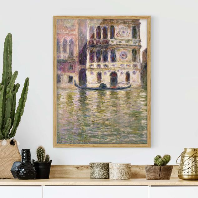 Gerahmte Kunstdrucke Claude Monet - Palazzo Dario