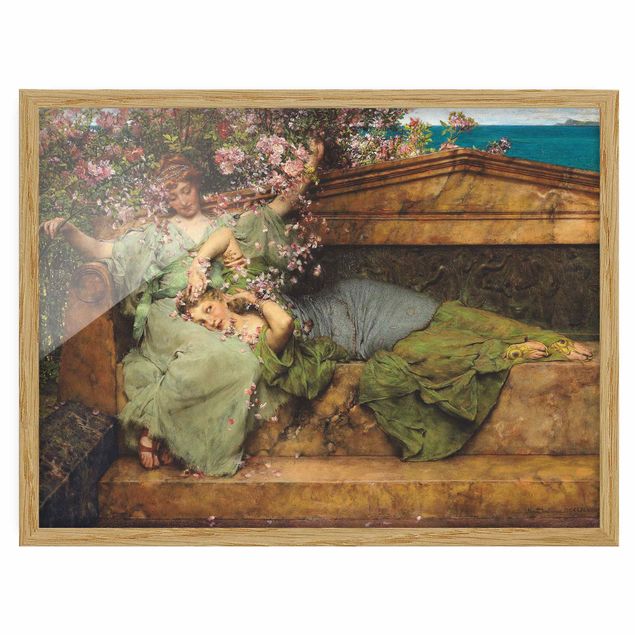 Wandbilder Sir Lawrence Alma-Tadema - Im Rosengarten