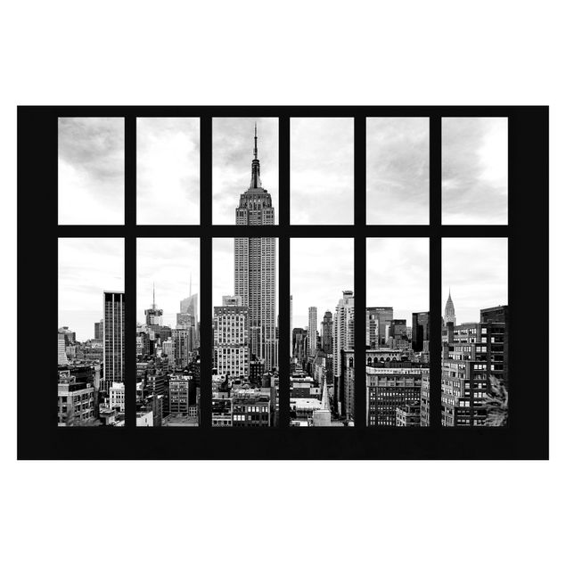 Tapeten Fenster New York Empire State Building