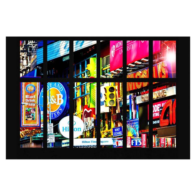 Tapeten Fenster Times Square New York