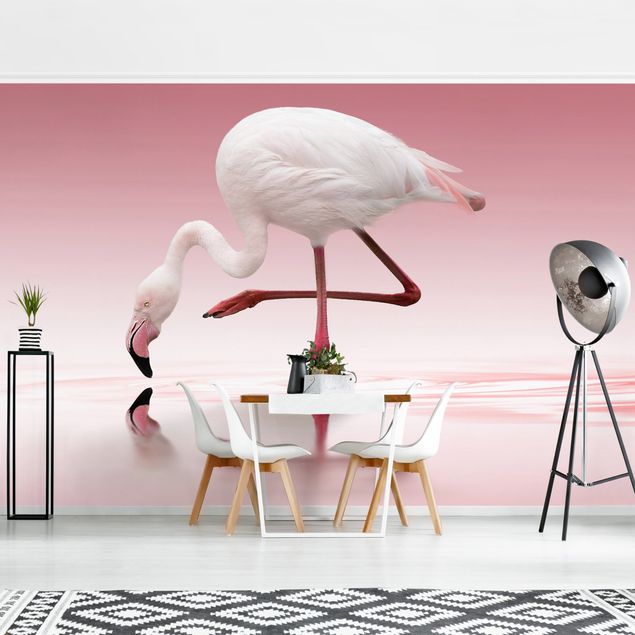 Tapete Tiere Flamingo Dance