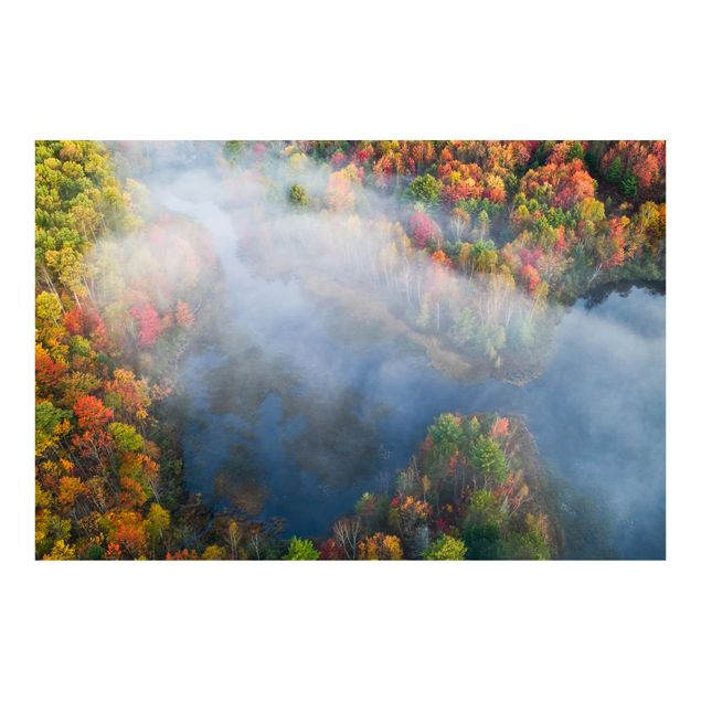 Tapete selbstklebend Luftbild - Herbst Symphonie