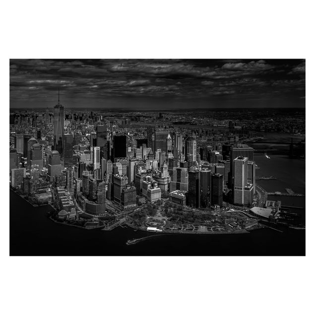 selbstklebende Tapete New York - Manhattan aus der Luft