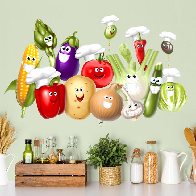 Wandtattoo - Freches Gemüse