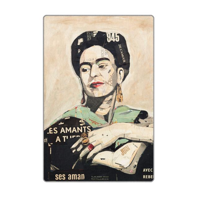 Teppich - Frida Kahlo - Collage No.4