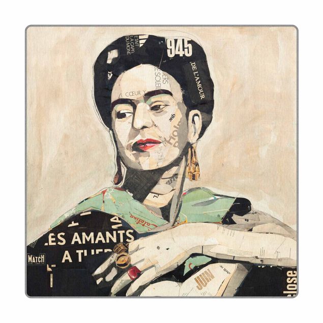 Teppich - Frida Kahlo - Collage No.4
