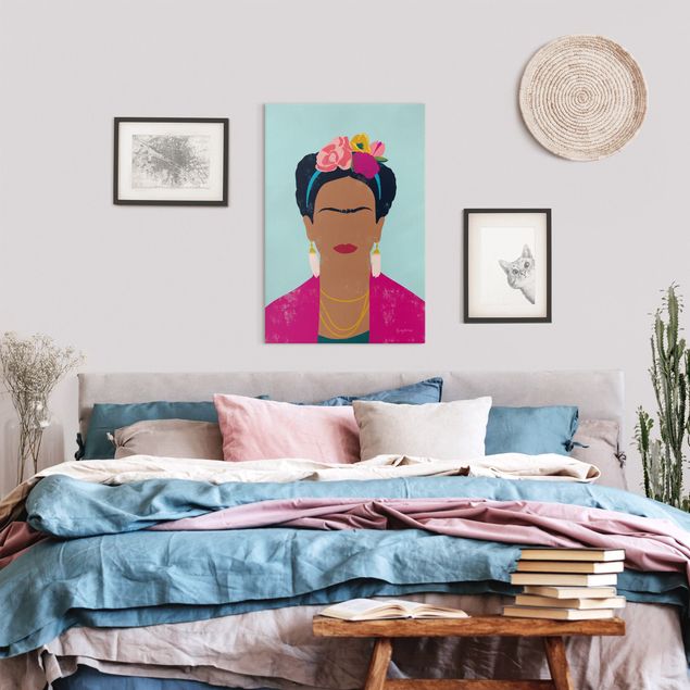 schöne Leinwandbilder Frida Collage