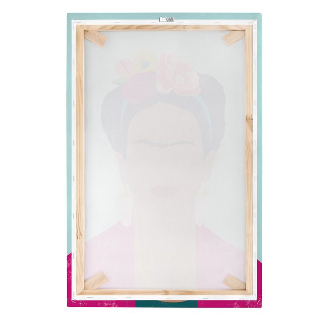 Leinwandbild - Frida Collage - Hochformat - 2:3