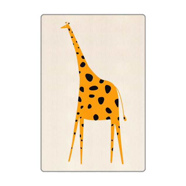 Kubistika Poster Gelbe Giraffe