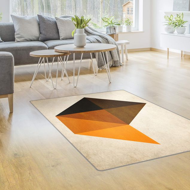 Moderner Teppich Geometrisches Trapez