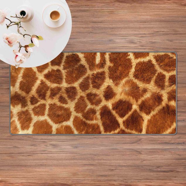 Teppich braun Giraffenfell