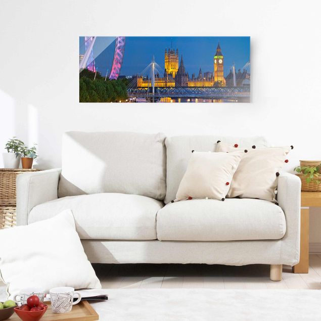Rainer Mirau Bilder Big Ben und Westminster Palace in London bei Nacht