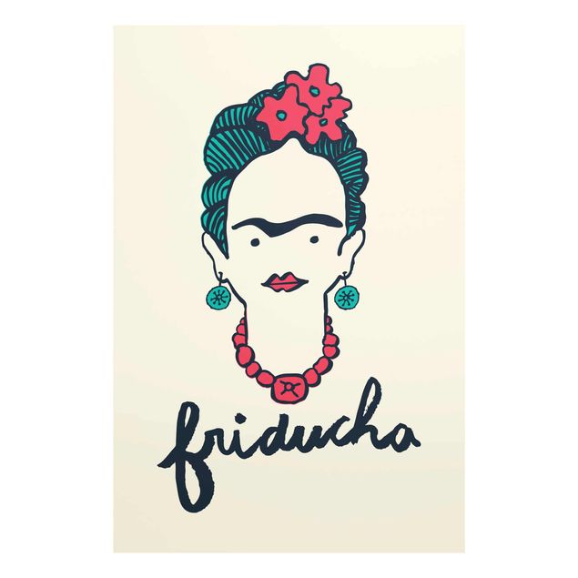Glasbilder Frida Kahlo - Friducha