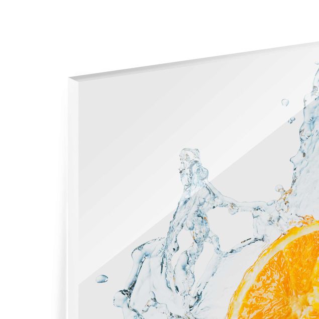 Glasbild Küche - Frische Orange - Quer 4:3