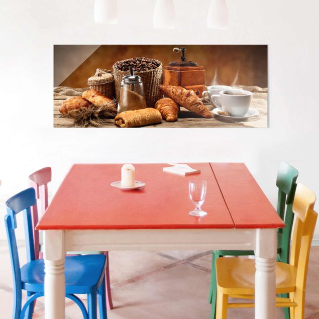 Wandbilder Frühstückstisch