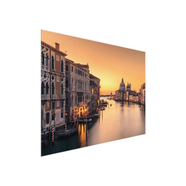 Glasbilder Goldenes Venedig