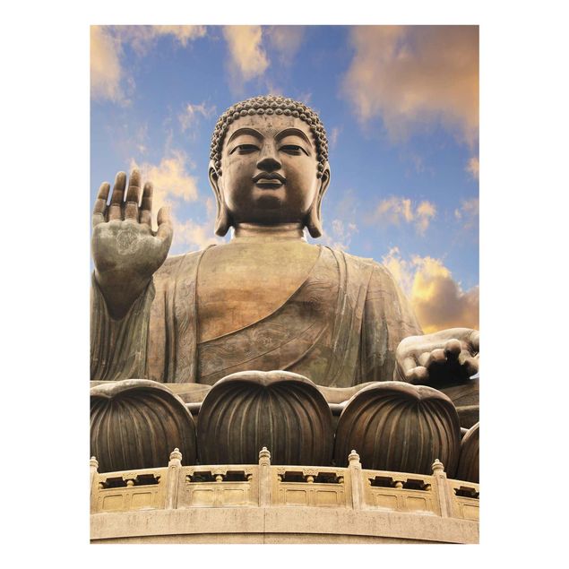 Glasbild - Großer Buddha - Hoch 3:4