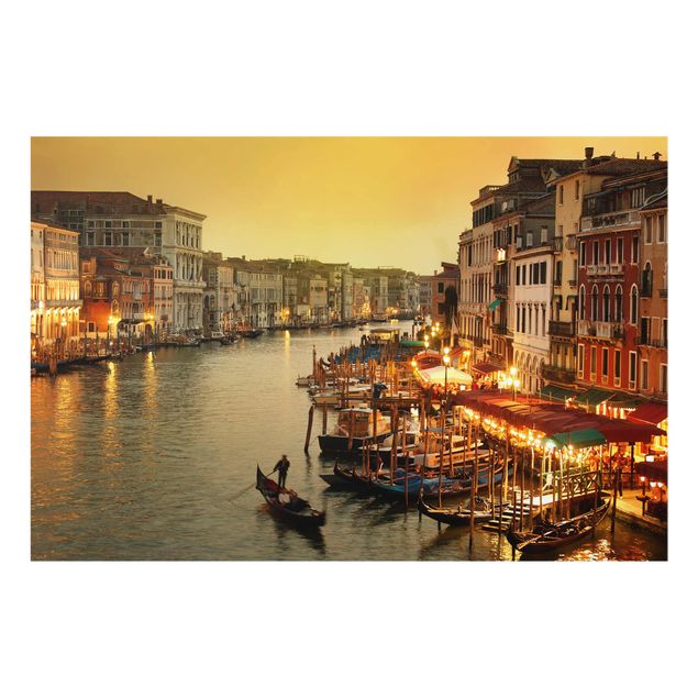 Glasbild - Großer Kanal von Venedig - Quer 3:2