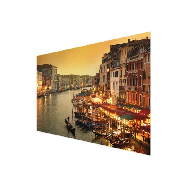 Glasbild - Großer Kanal von Venedig - Quer 3:2