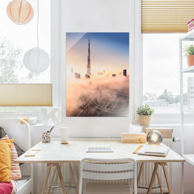 schöne Bilder Himmlische Skyline von Dubai