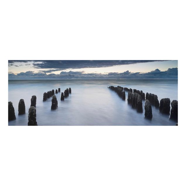 Bilder Holzbuhnen in der Nordsee auf Sylt
