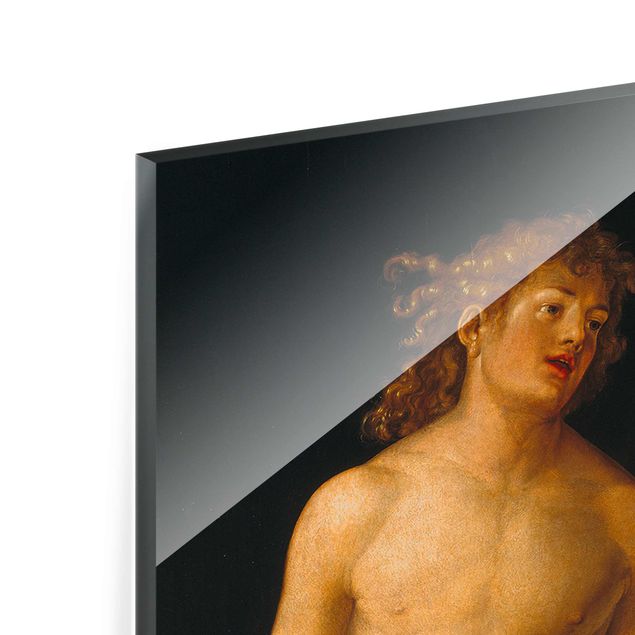 Glasbild - Kunstdruck Albrecht Dürer - Adam - Panorama Hoch