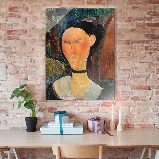 Wandbilder Amedeo Modigliani - Junge Frau