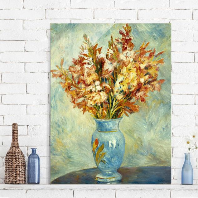 Impressionismus Bilder Auguste Renoir - Gladiolen in Vase