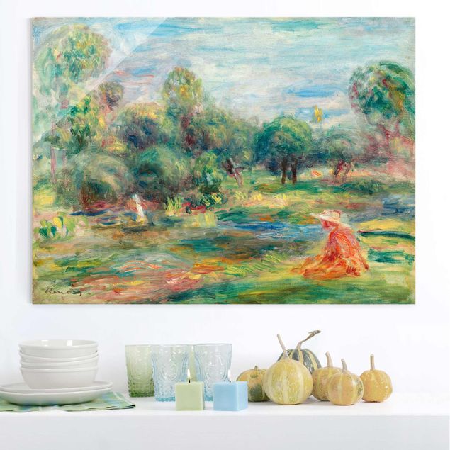 Impressionistische Gemälde Auguste Renoir - Landschaft bei Cagnes