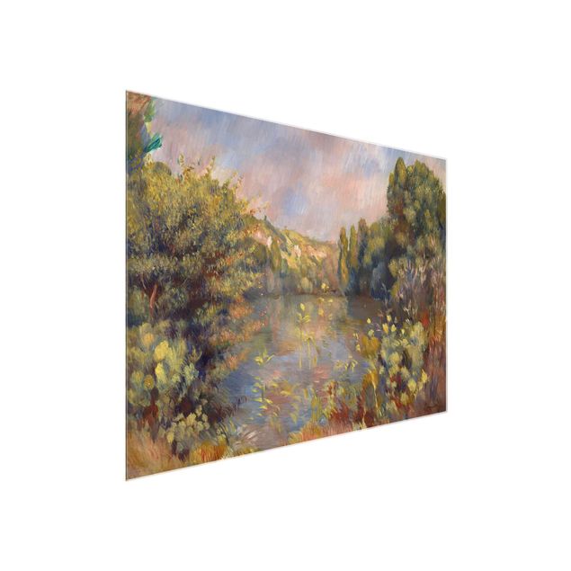 Bilder von Renoir Auguste Renoir - Landschaft mit See