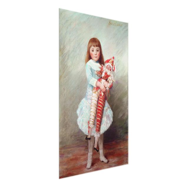 schöne Bilder Auguste Renoir - Suzanne mit Harlekinpuppe