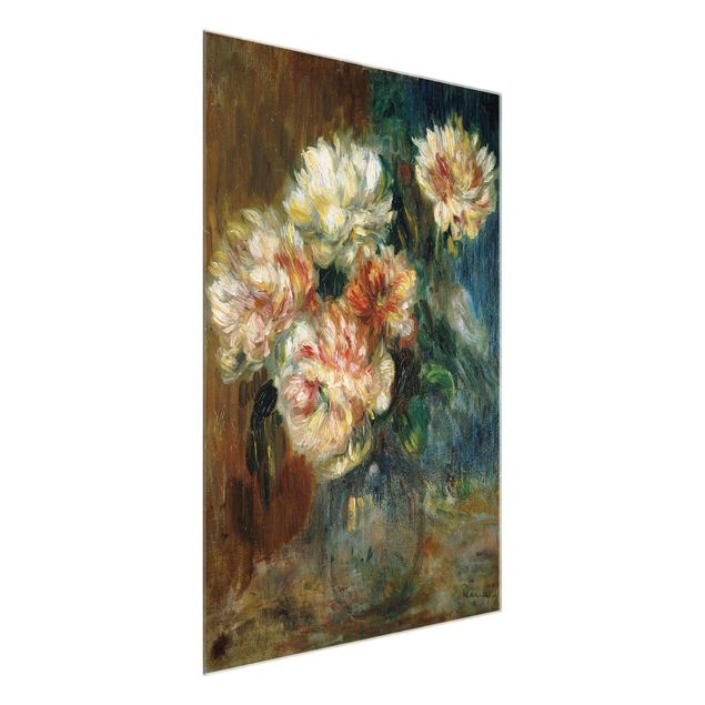 Renoir Gemälde Auguste Renoir - Vase Pfingstrosen
