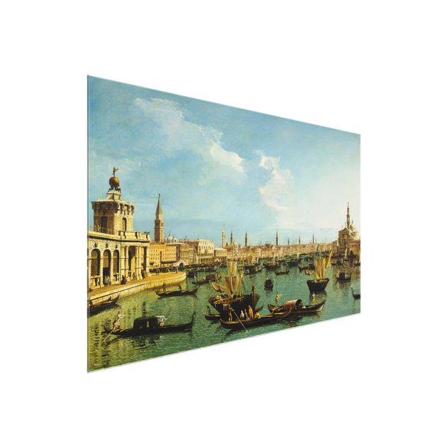 Bilder auf Glas Bernardo Bellotto - Bacino di San Marco Venedig