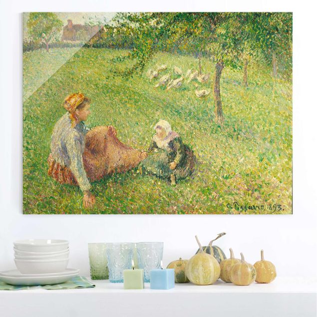 Impressionistische Bilder Camille Pissarro - Gänsehirtin