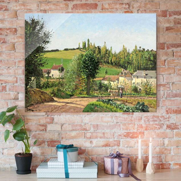 Impressionistische Bilder Camille Pissarro - Kleines Dorf