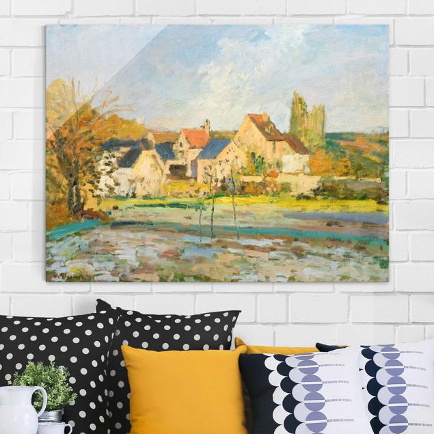 Impressionistische Bilder Camille Pissarro - Landschaft bei Osny
