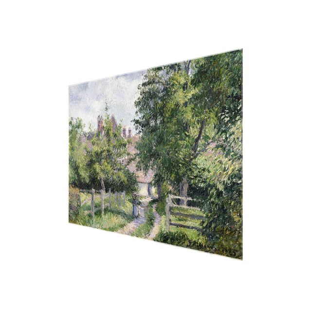 Glas Wandbilder Camille Pissarro - Saint-Martin