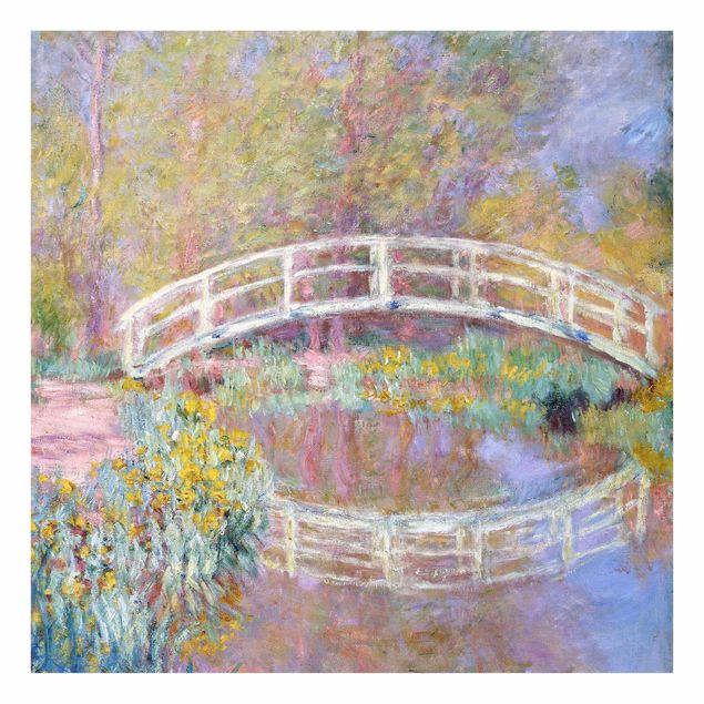 schöne Bilder Claude Monet - Brücke Monets Garten