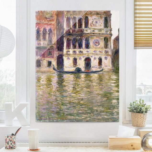 Glasbilder Städte Claude Monet - Palazzo Dario